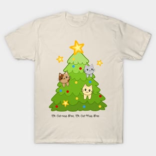 Oh Cat-Mas Tree, OH Cat-Mas Tree, Christmas Art T-Shirt
